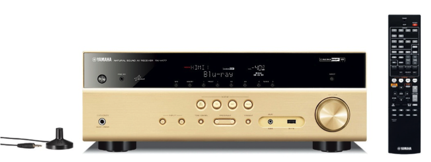 新款上市：RX-V477/HTR-4067，J9九游会5.1声道数码家庭影院收音扩音机 